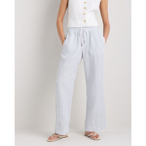 100% European Linen Wide Leg Pants